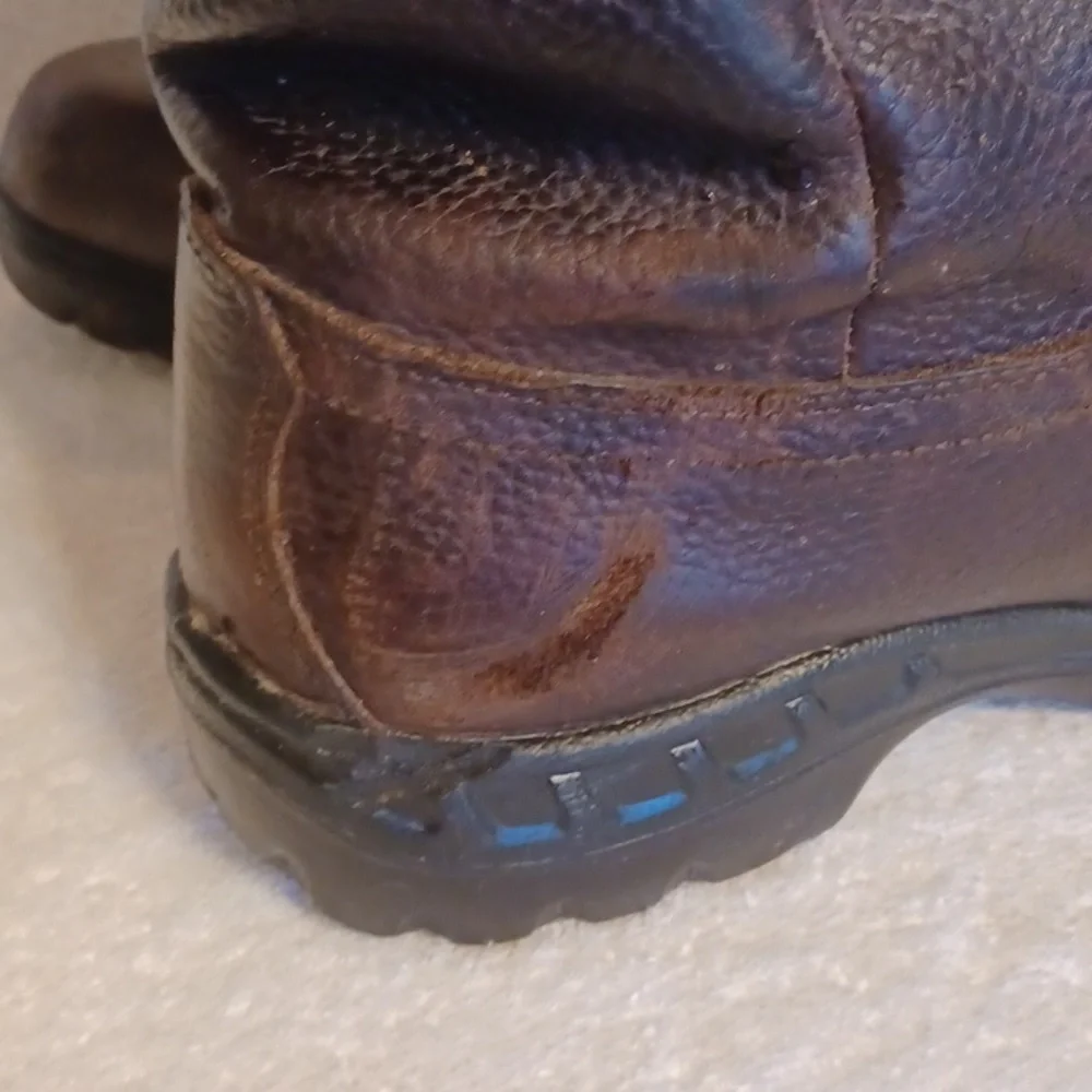 John Deere boots Waterproof leather boots men's size 10 Wide